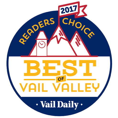 Badge for Readers Choice 2017 Best of Vail Valley Vail daily