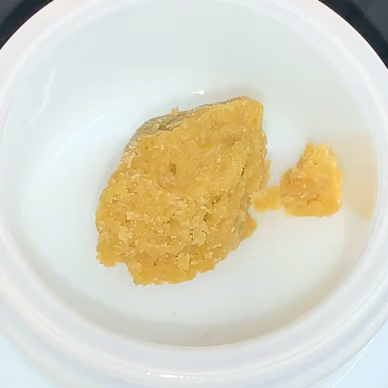 Cannabis Wax Concentrate in white jar