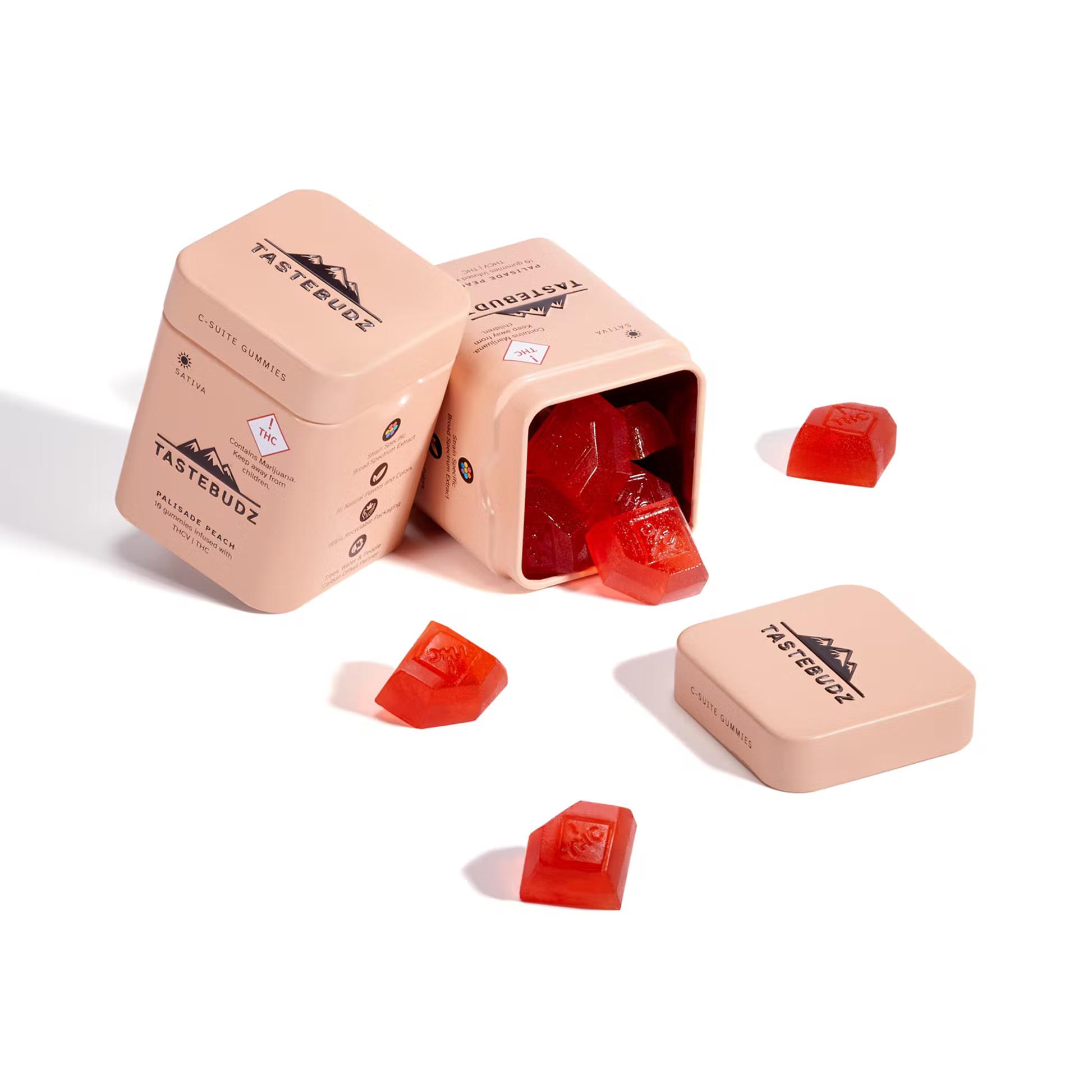 Tastebudz Palisade Peach Gummies